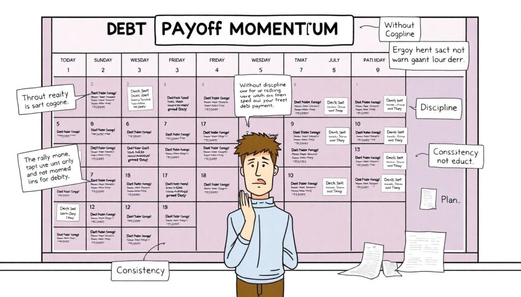 How to Build a Debt Payoff Momentum Calendar - иллюстрация