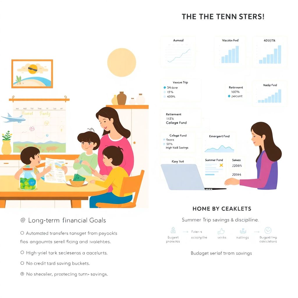 Saving for a family vacation without sacrificing your long-term financial goals