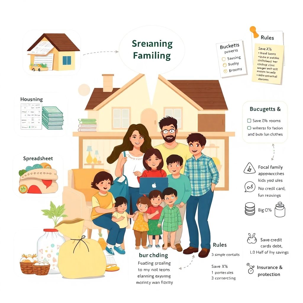 How to prepare financially for a large family expansion and protect your budget