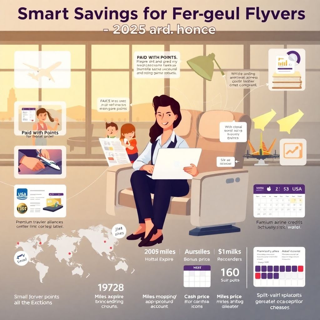 Smart savings for frequent flyers: maximize travel points and perks