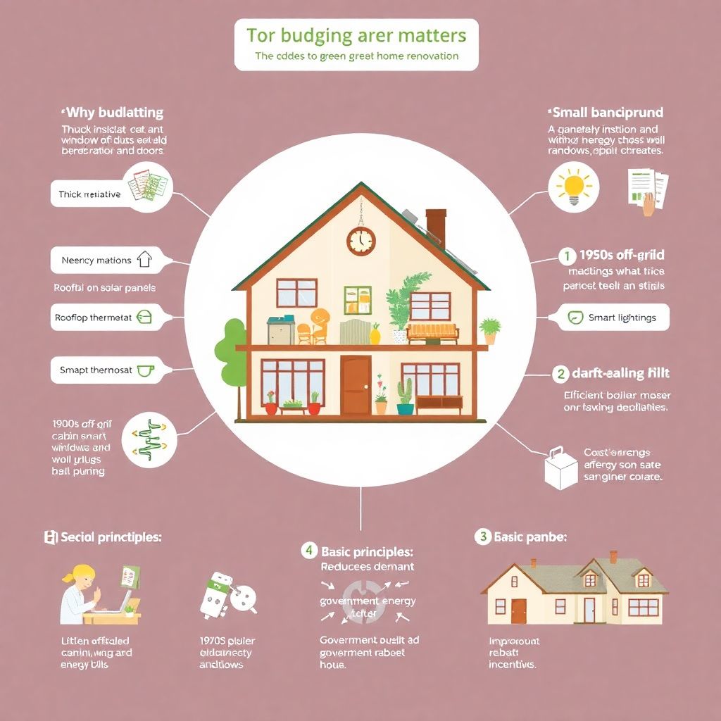 Budgeting for a green home with smart energy-efficiency upgrades