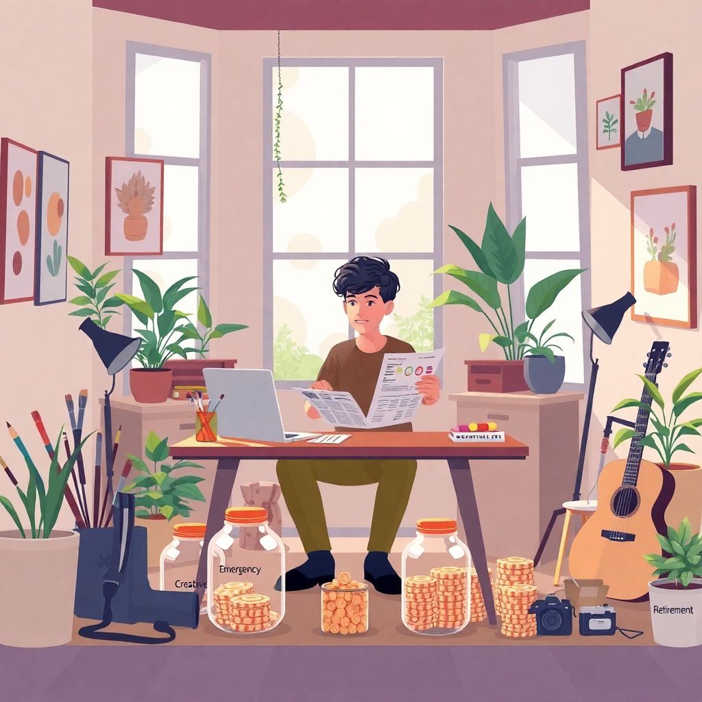 Financial planning for artists and creatives to budget wisely and grow your craft