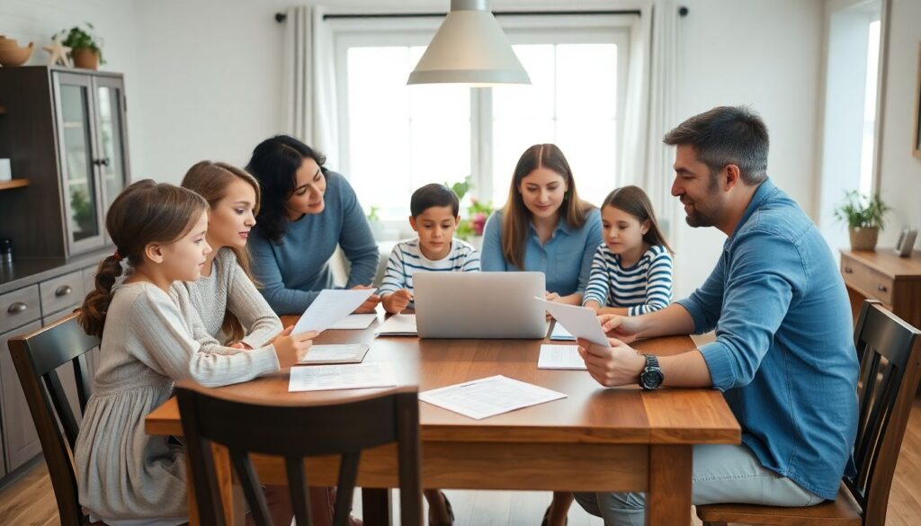 Family Meetings: How to Discuss Money with Kids Effectively - иллюстрация