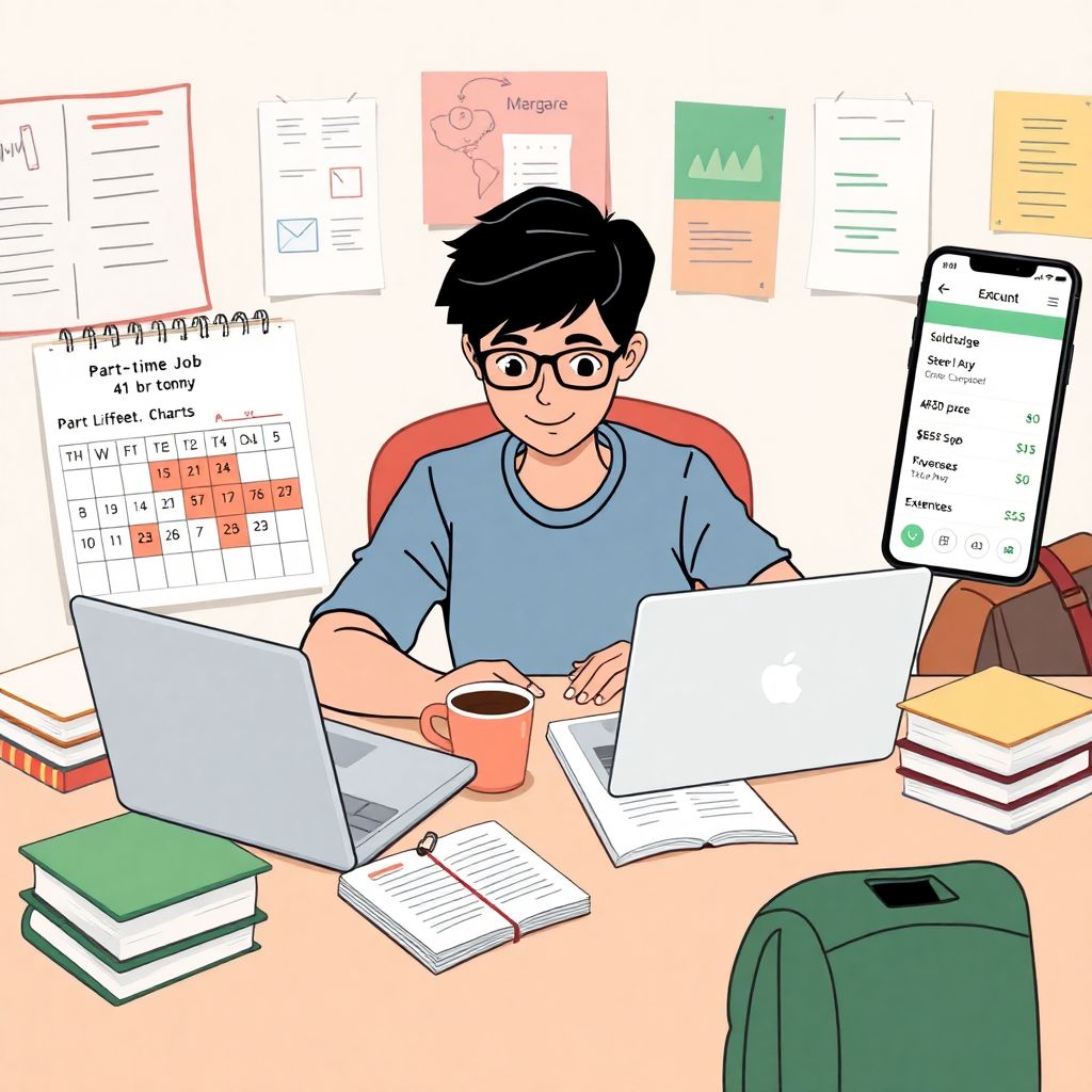 Realistic budgeting tips for students with part-time jobs to manage money effectively