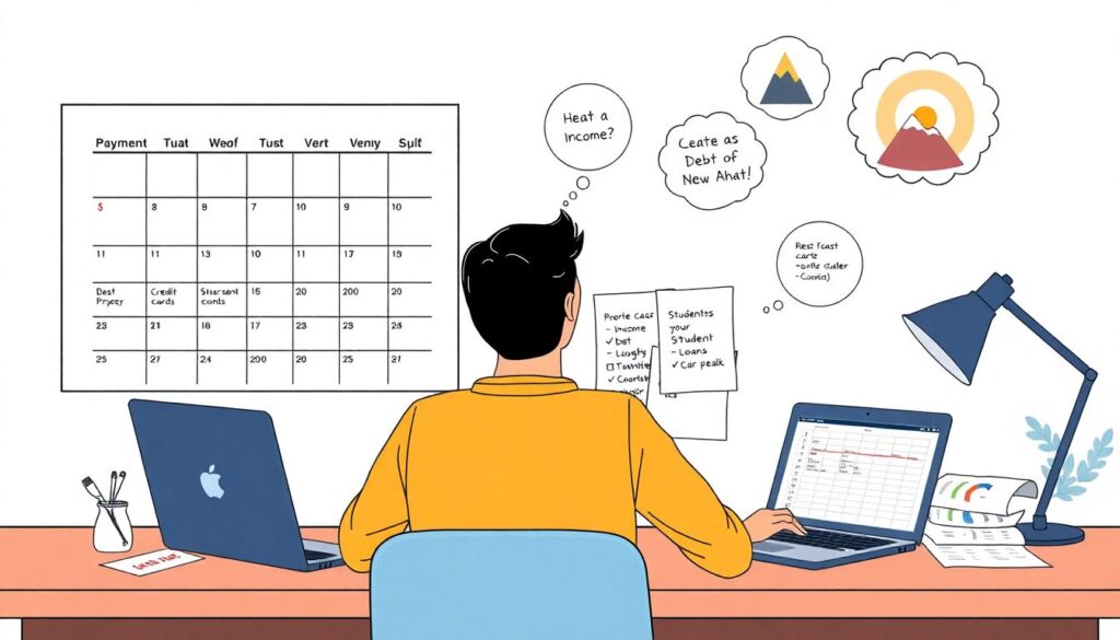 How to Create a Debt Payoff Calendar for Momentum - иллюстрация