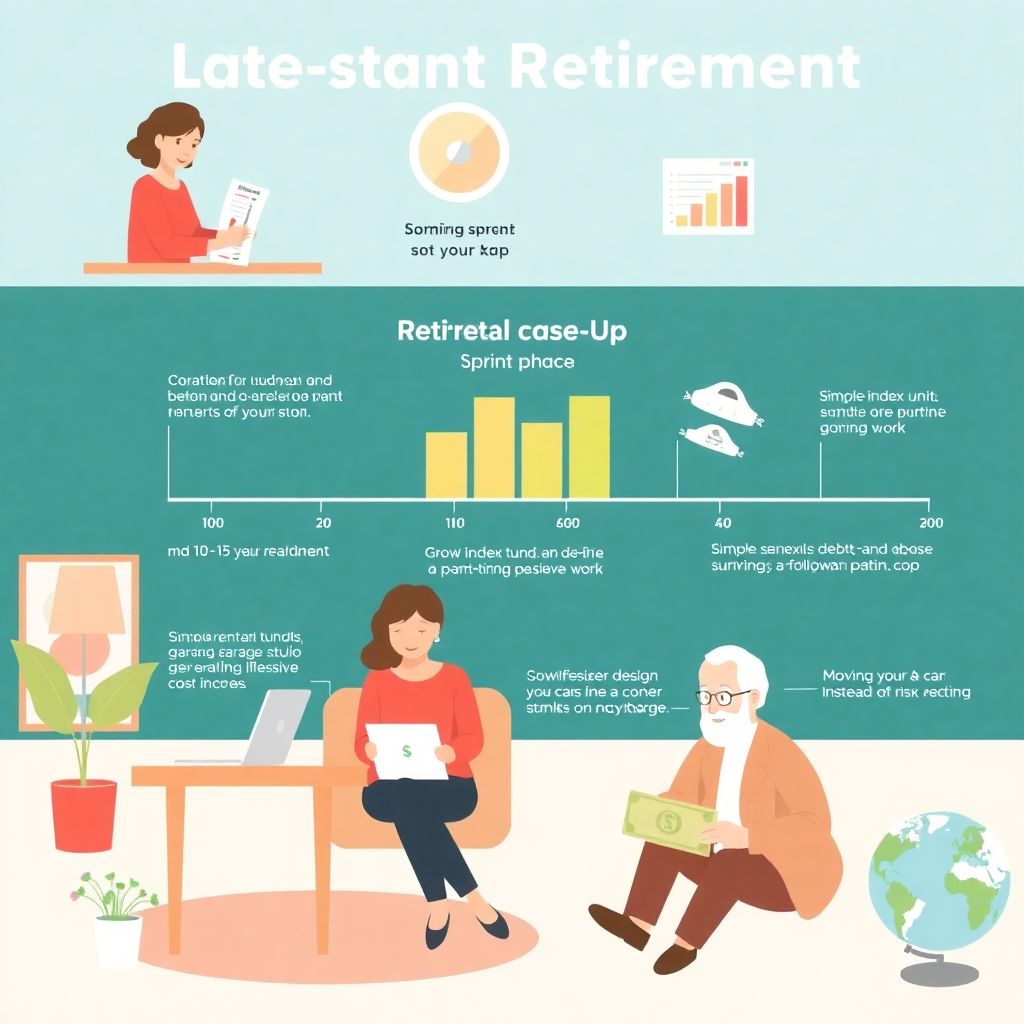 Money-smart retirement strategies for late starters to catch up