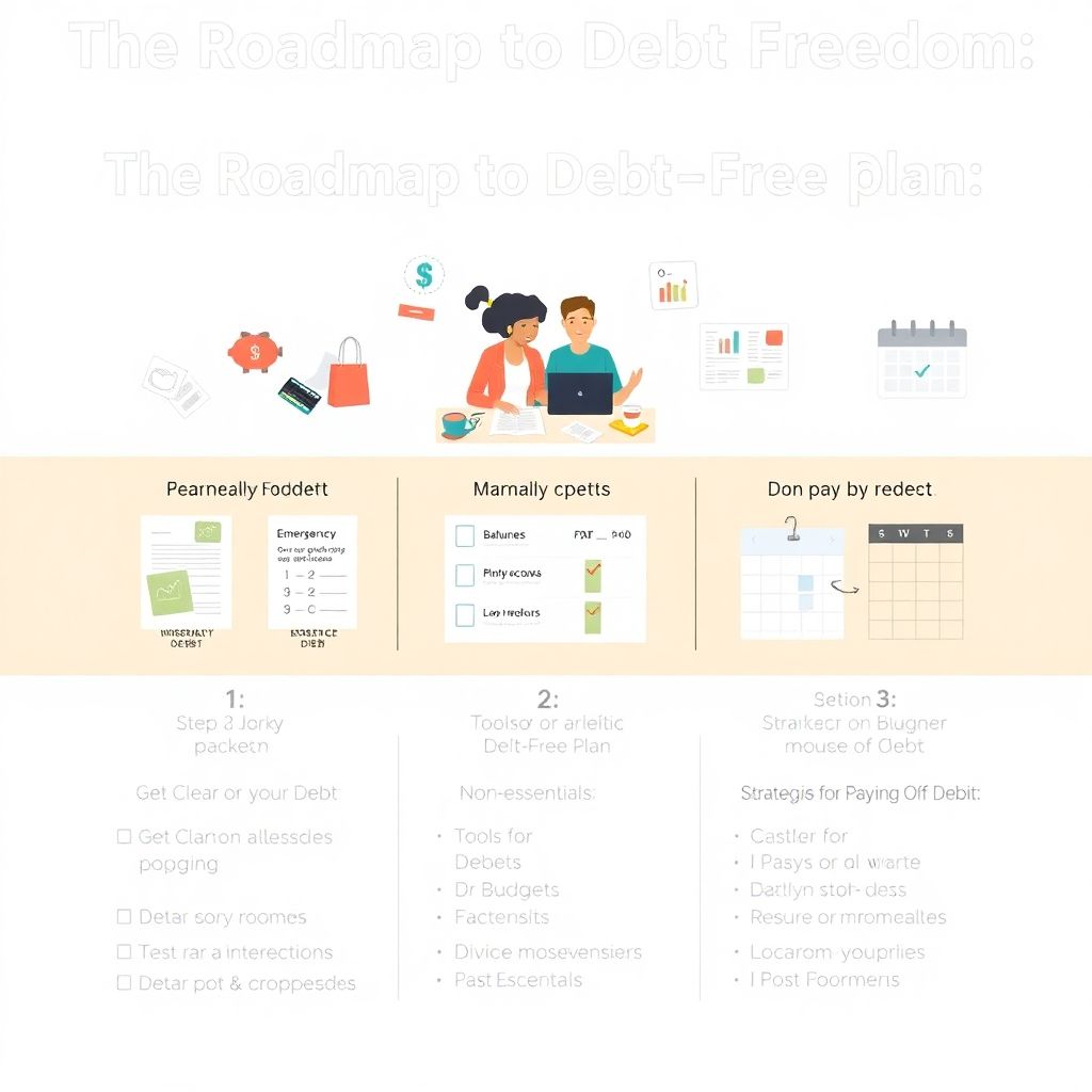 Debt freedom roadmap: a realistic plan to pay off debt and take control