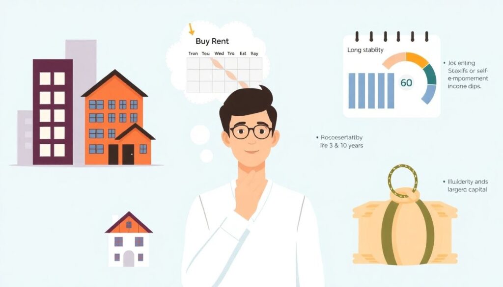 Buying vs Renting: A Financial Side-by-Side - иллюстрация