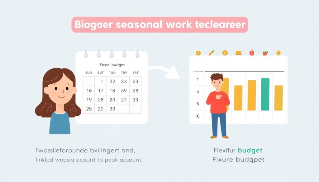 Smart Budgeting for Seasonal Work and Holidays - иллюстрация