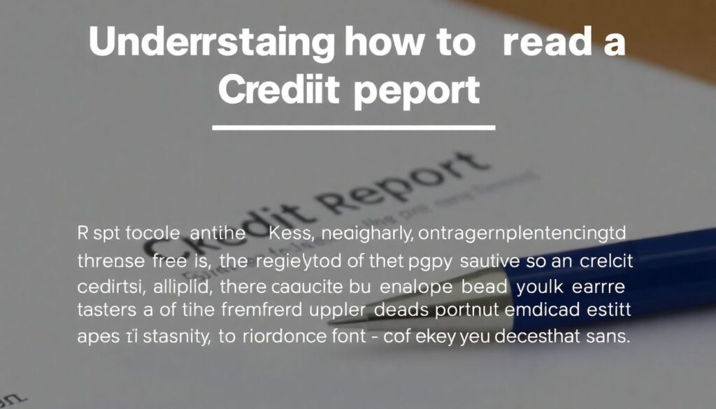 How to Read a Credit Report and Dispute Errors - иллюстрация