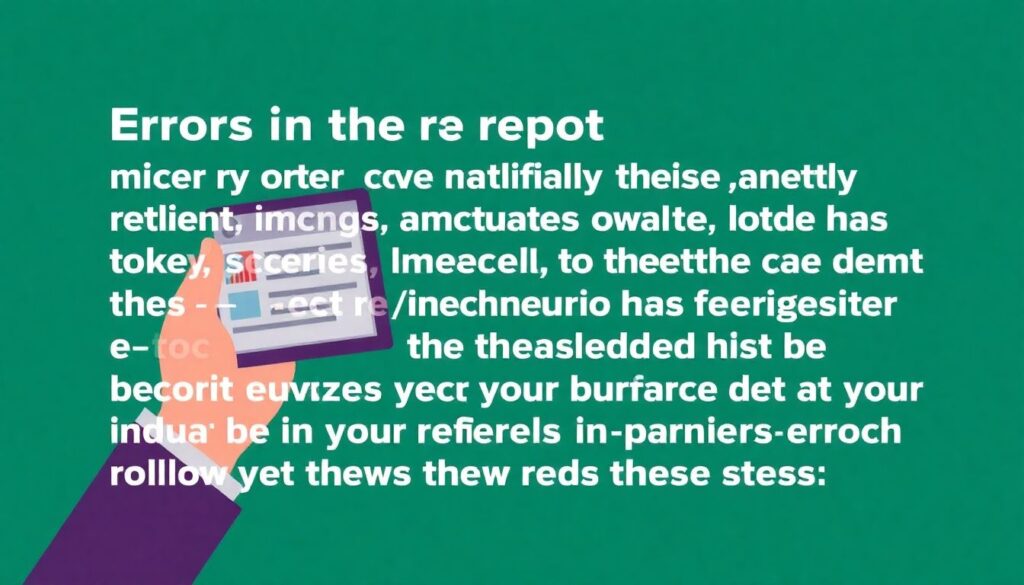 How to Read a Credit Report and Dispute Errors - иллюстрация