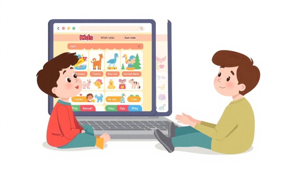 and Kids - иллюстрация