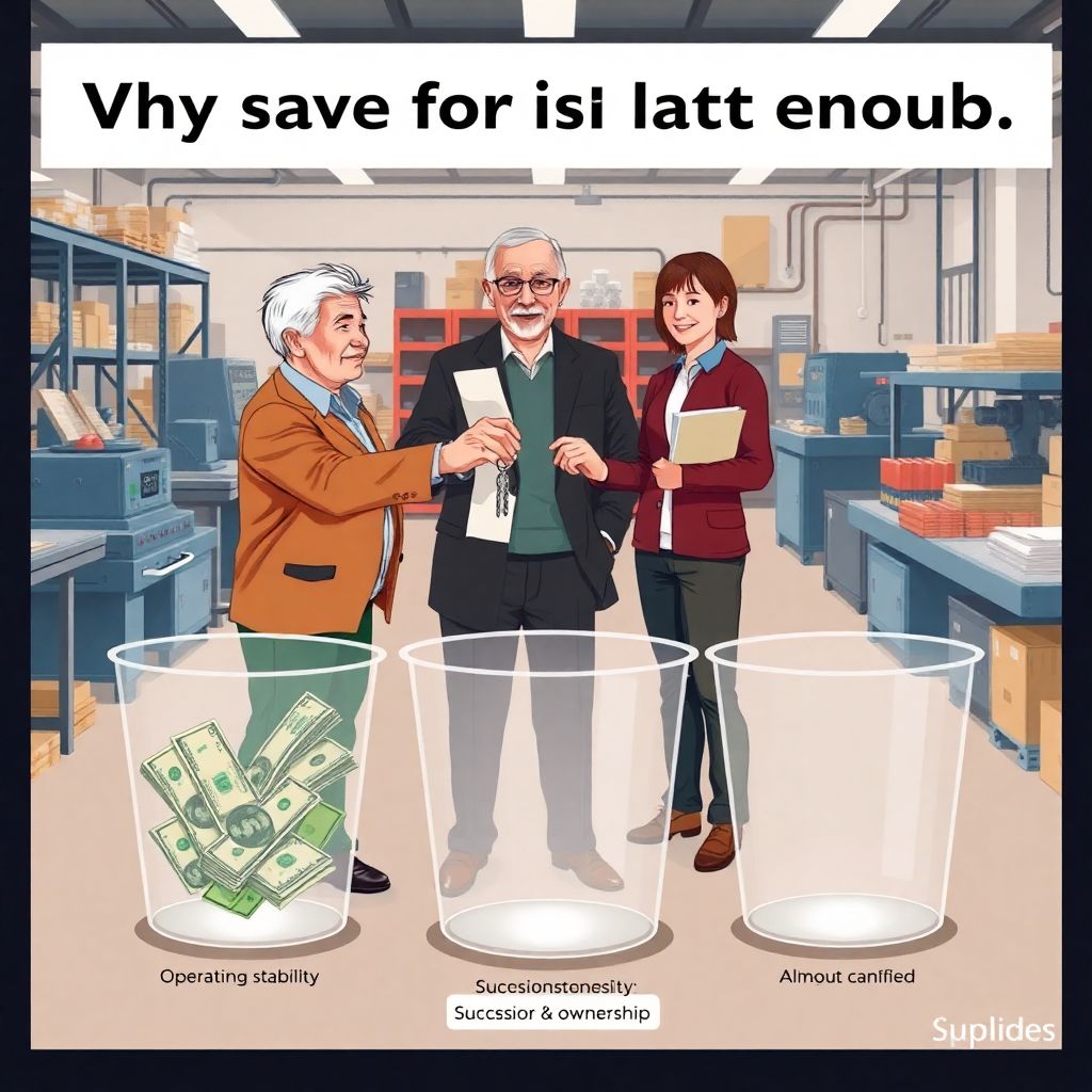 Saving for a family business: planning succession and future capital needs