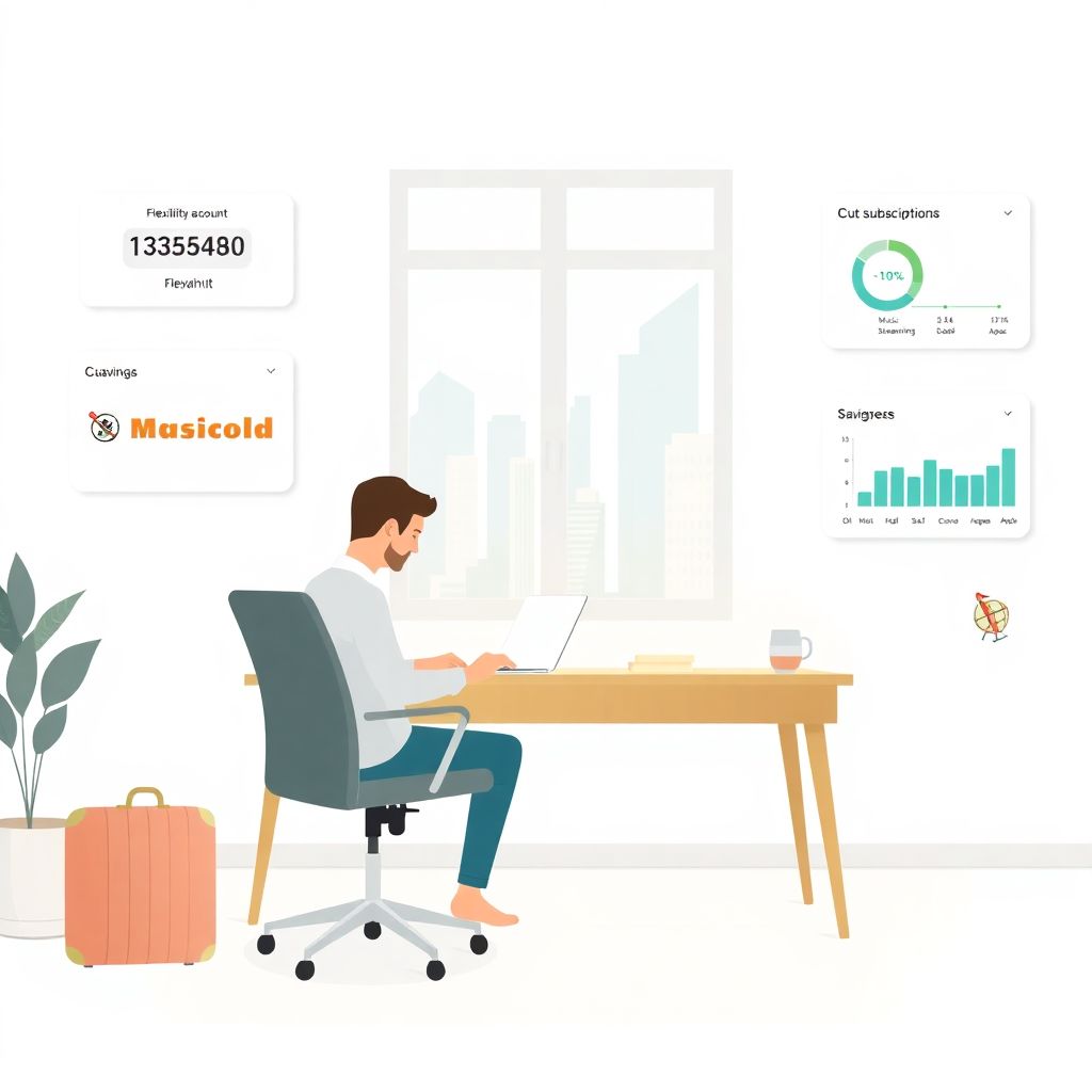 Saving for a flexible lifestyle with minimalism and smart money habits