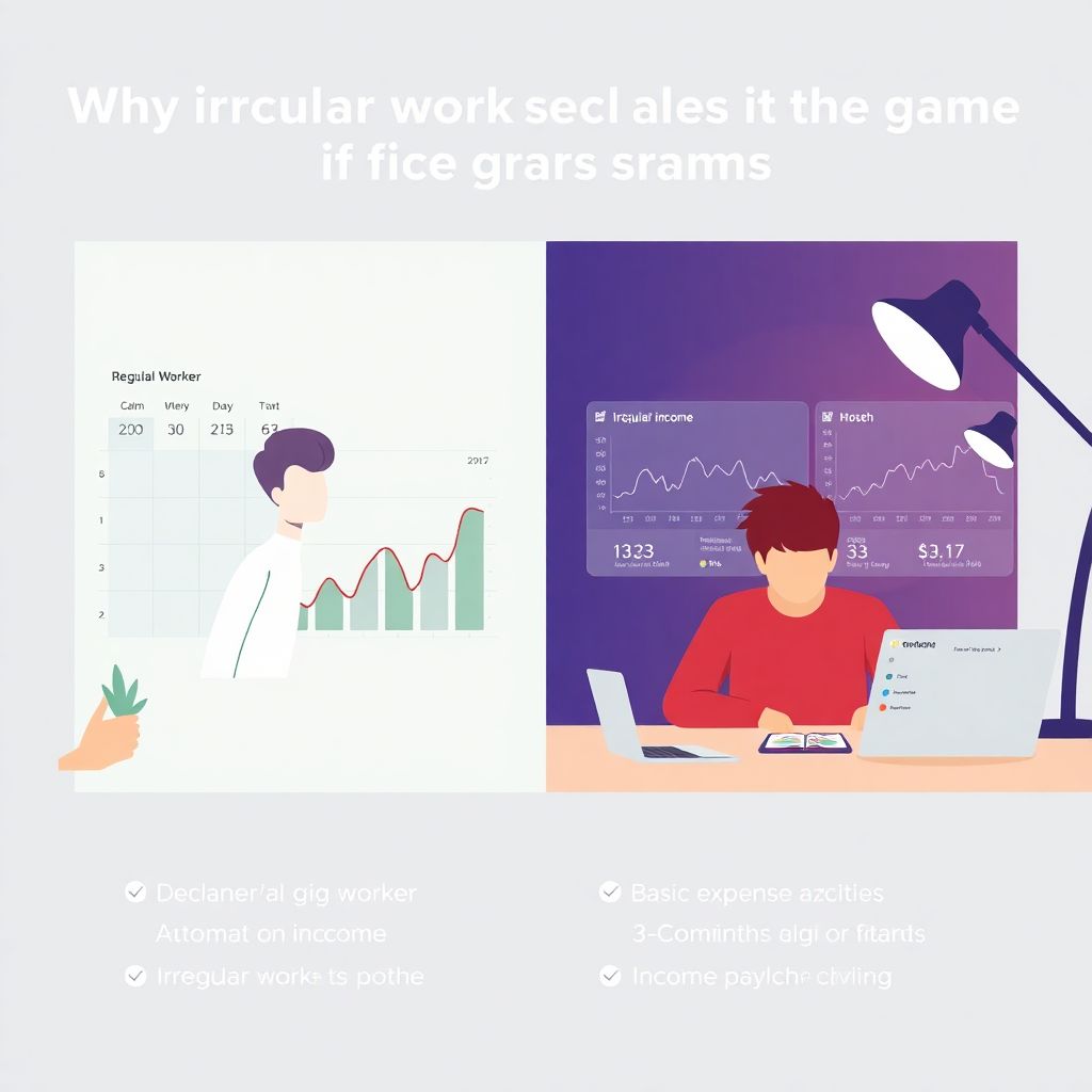 Financial planning for people with irregular work schedules and unstable income