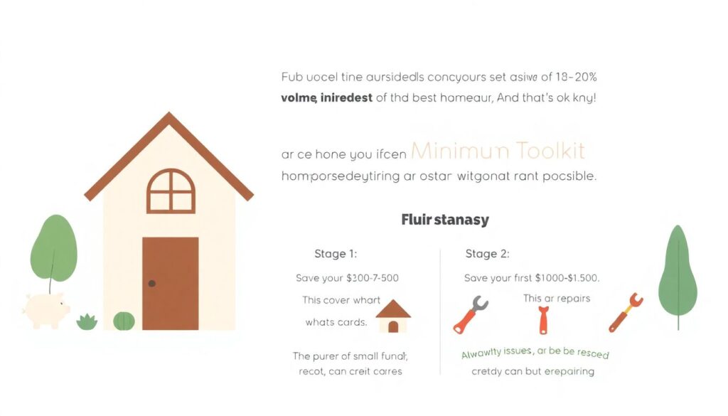 Saving for a Home Maintenance Fund - иллюстрация
