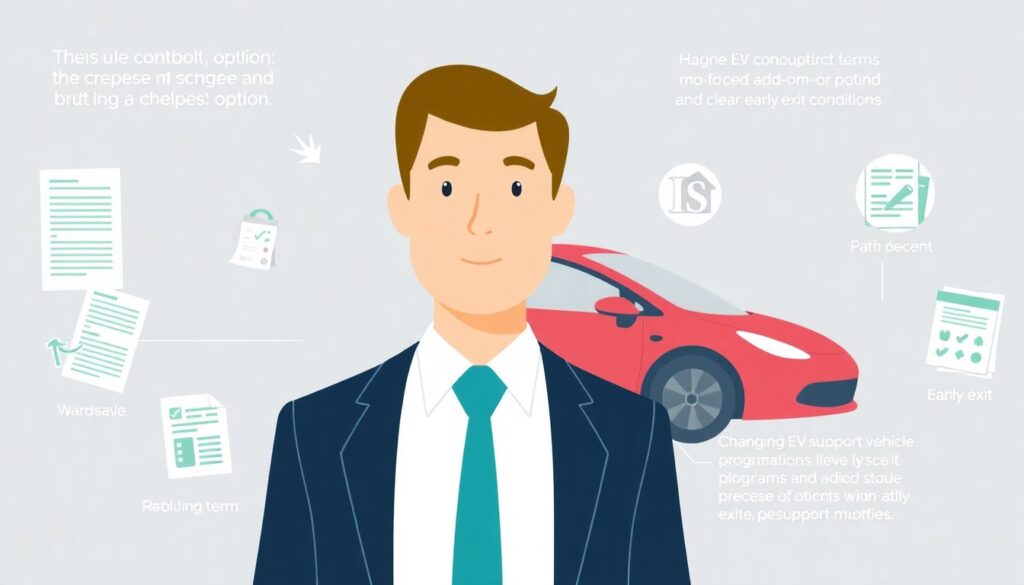 Budgeting for a Car Lease vs Buy Decision - иллюстрация