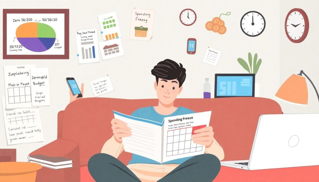 How to Use a Spending Freeze to Cut Expenses - иллюстрация