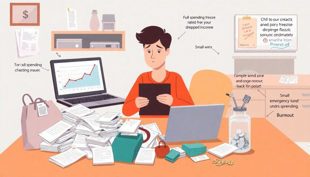 How to Use a Spending Freeze to Cut Expenses - иллюстрация