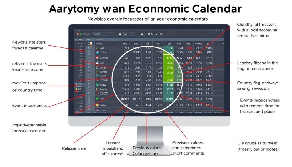 How to Read a Financial News Calendar and Extract Value - иллюстрация