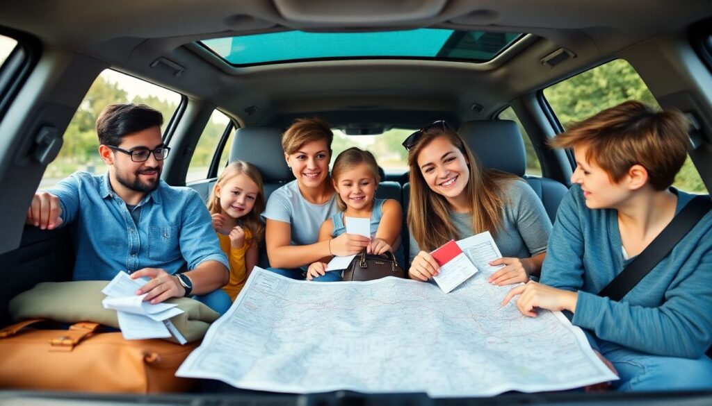 Budgeting for a Family Road Trip: Save on Travel Costs - иллюстрация