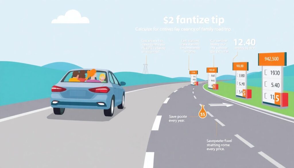 Budgeting for a Family Road Trip: Save on Travel Costs - иллюстрация