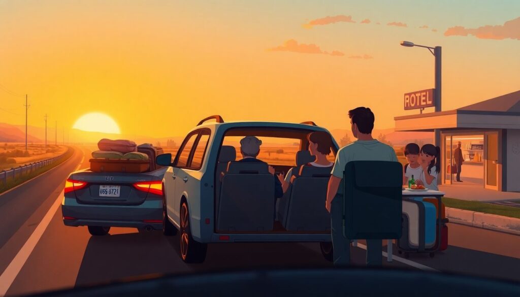 Budgeting for a Family Road Trip: Save on Travel Costs - иллюстрация