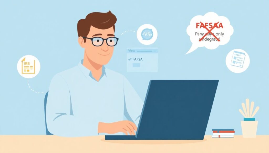 How to Navigate Financial Aid for Graduate School - иллюстрация