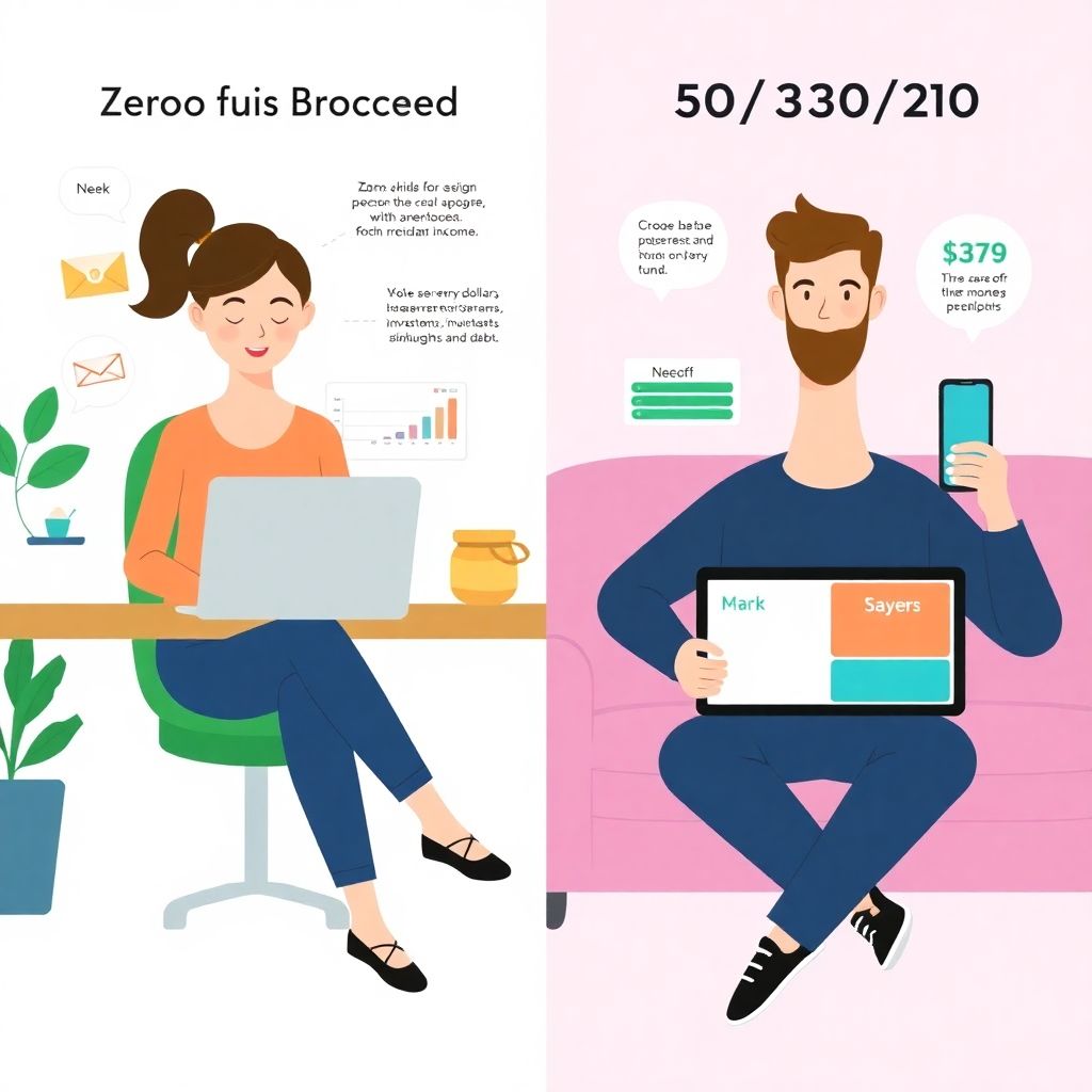 Zero-based budgeting vs 50/30/20: choose the method for your money personality