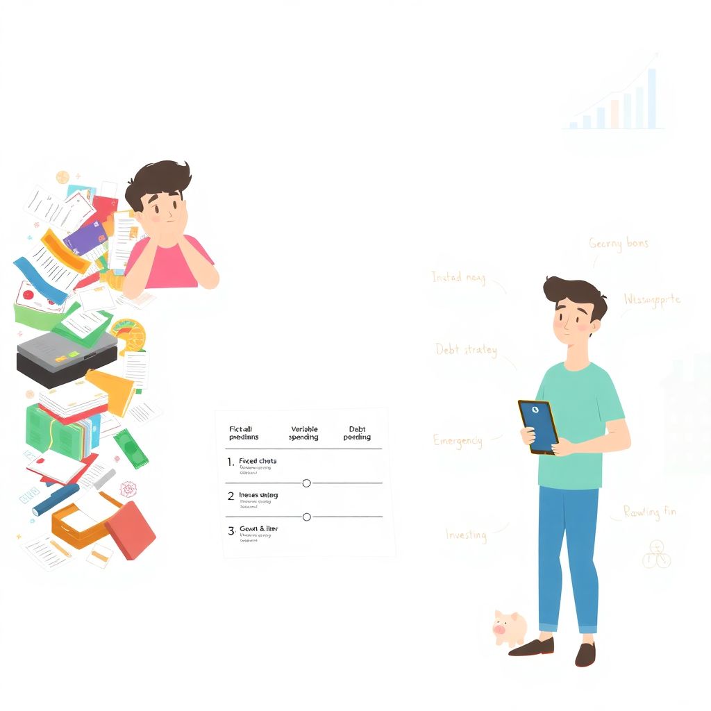 Your first financial plan: simple roadmap from surviving to thriving