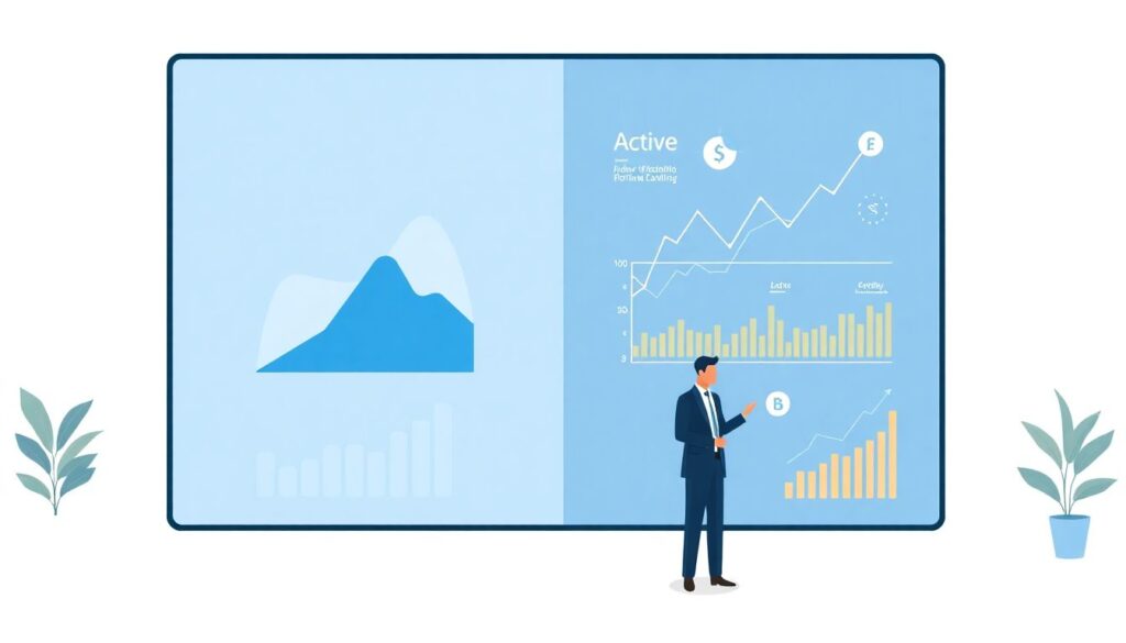 Investment Insights: Active vs Passive Management Explained - иллюстрация